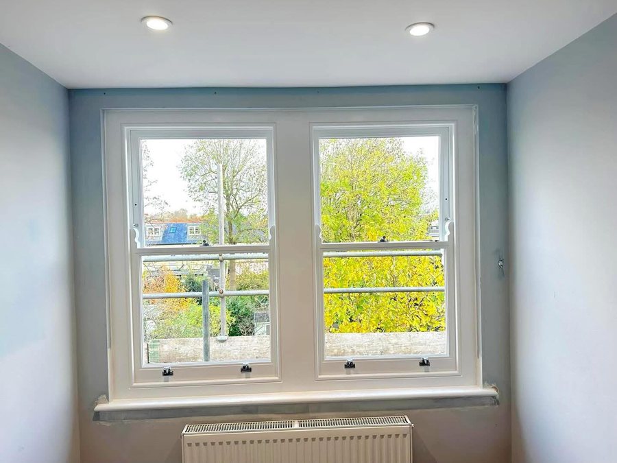 Pair of new double glazed sashes