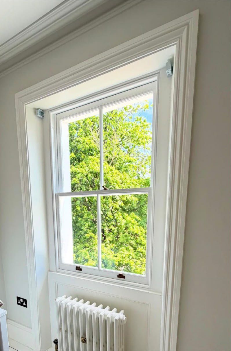 Restored sash window