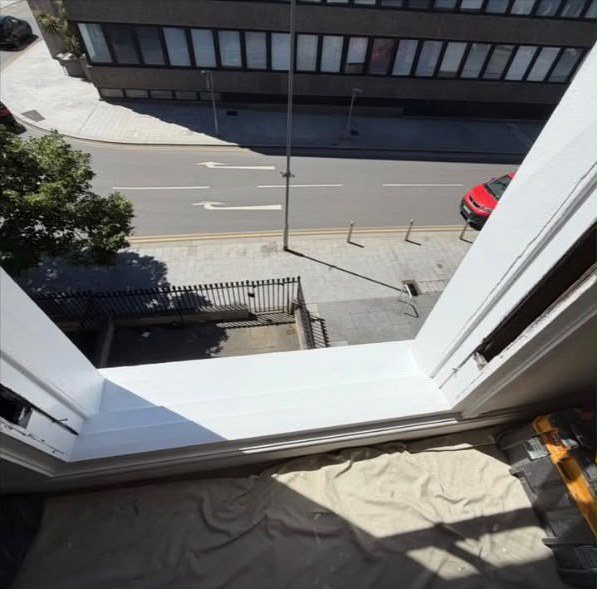 New sill and sash fitted